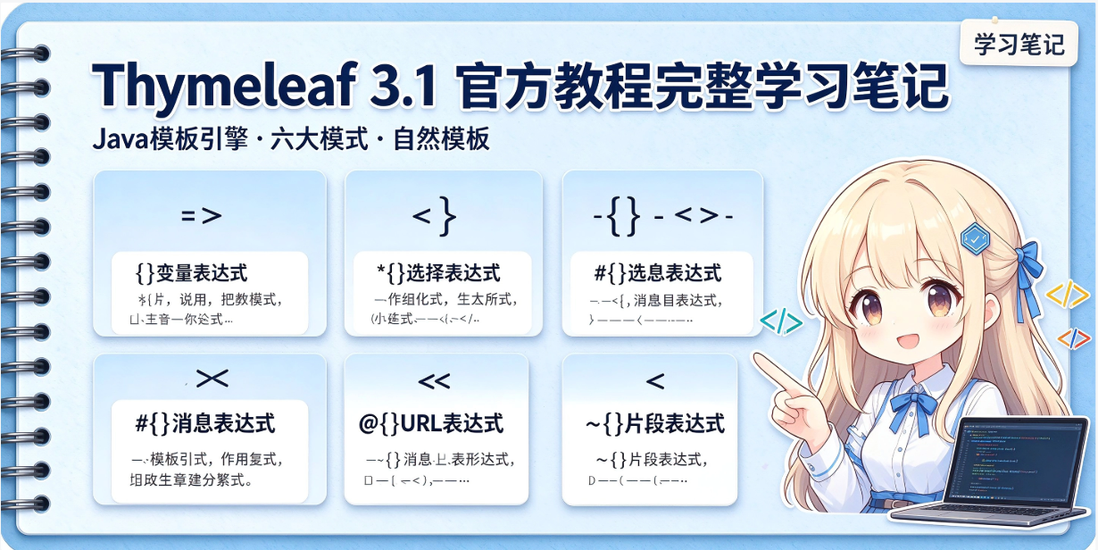 Thymeleaf 3.1 官方教程完整学习笔记